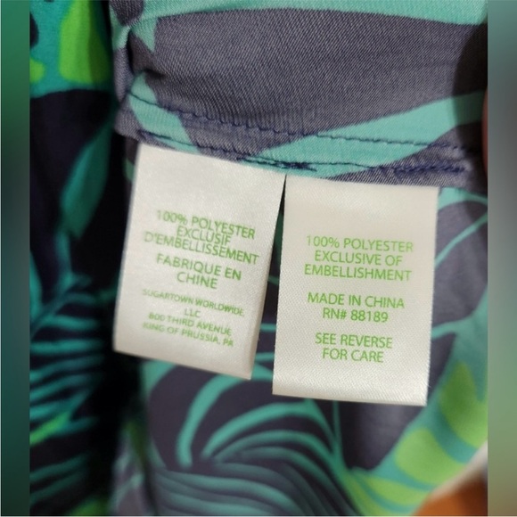 Lilly Pulitzer Angel Under the Palms Halter Maxi Dress Large - Picture 7 of 8